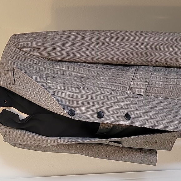 Kasper Jackets & Blazers - Kasper Herringbone Black Blazer